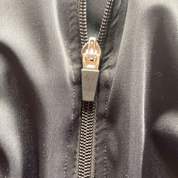 Land’s End Rash guard one piece long sleeve swimsuit 1/4 zip black Various Size - Picture 7 of 11